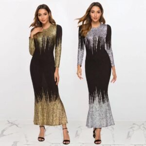Autumn And Winter Fishtail Dress For Women